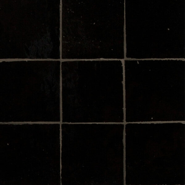 Zellige Noir TC31 Ateliers Zelij