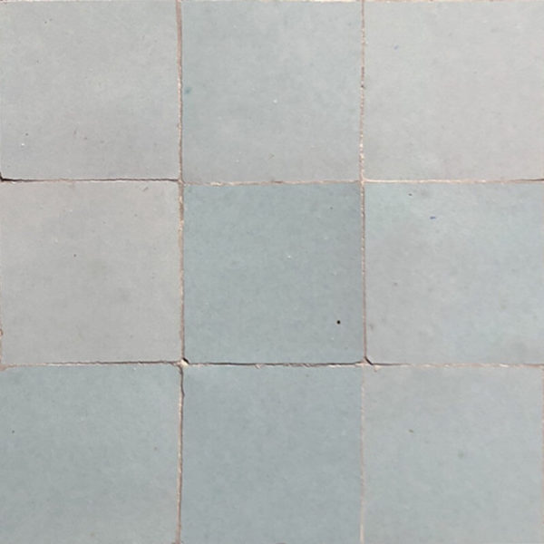 Zellige celadon TC37 Ateliers Zelij