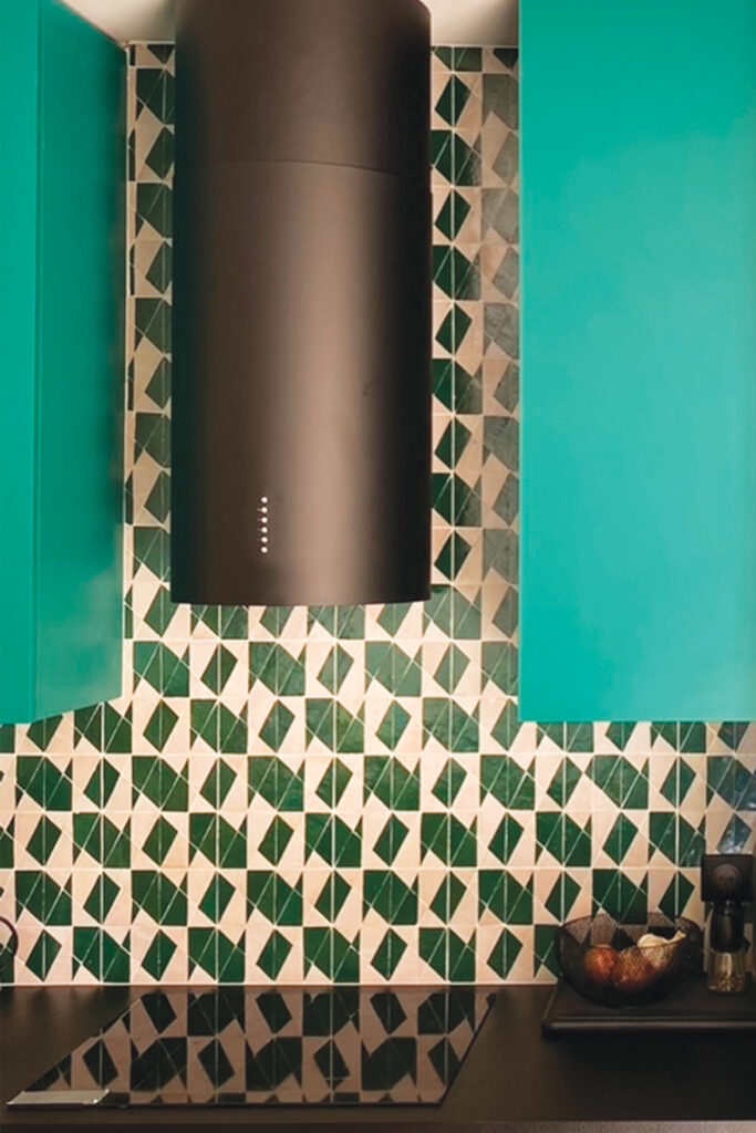 Zellige backsplash Ateliers Zelij