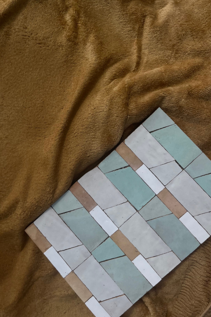 Collection Creative collage tiles carreaux artisanal handmade colorful